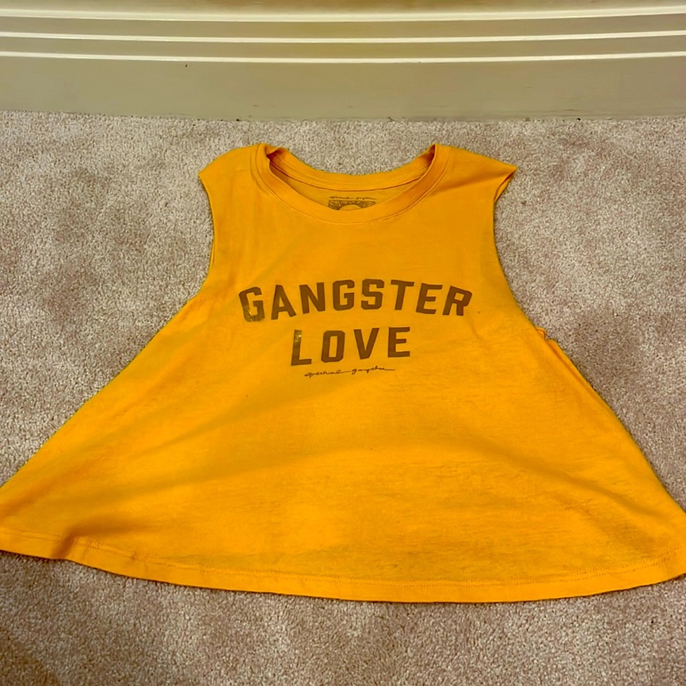SPIRITUAL GANGSTER tank top.
